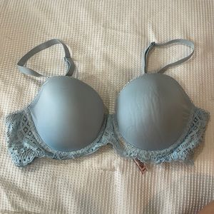 Victoria secret 34 D light blue lace bra
